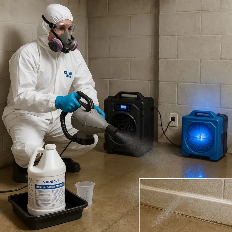 Sanitization and Odor Removal process in Blue Springs, MO